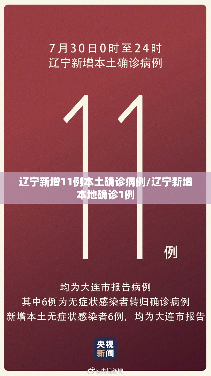 辽宁新增11例本土确诊病例/辽宁新增本地确诊1例