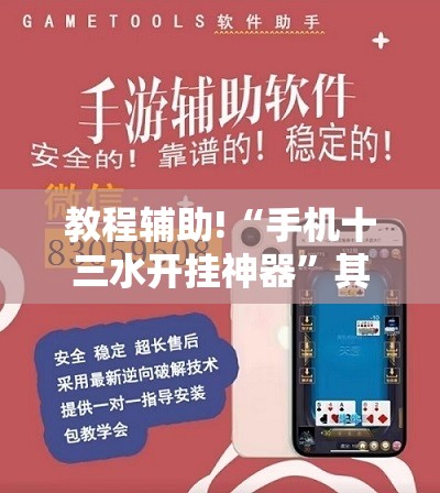 教程辅助!“手机十三水开挂神器”其实确实有挂