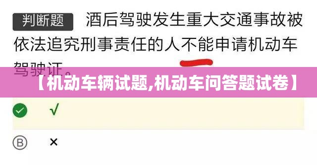 【机动车辆试题,机动车问答题试卷】