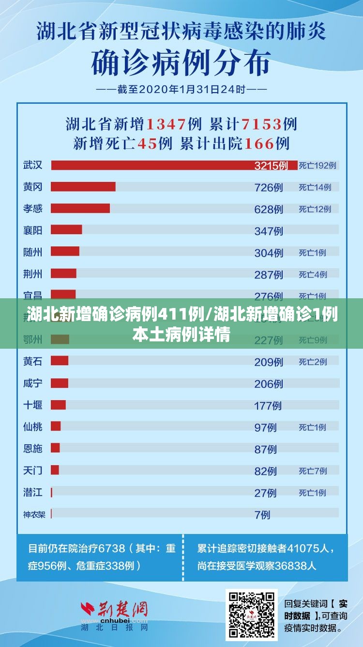 湖北新增确诊病例411例/湖北新增确诊1例本土病例详情