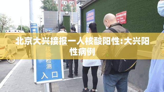北京大兴接报一人核酸阳性:大兴阳性病例