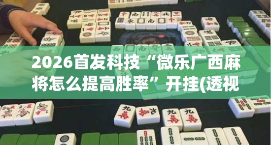 2026首发科技“微乐广西麻将怎么提高胜率”开挂(透视)辅助教程