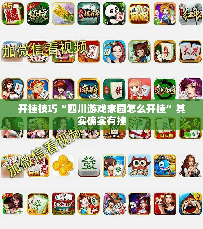 开挂技巧“四川游戏家园怎么开挂”其实确实有挂