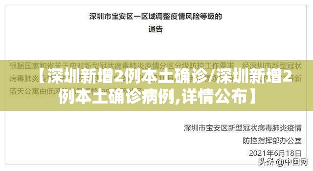【深圳新增2例本土确诊/深圳新增2例本土确诊病例,详情公布】