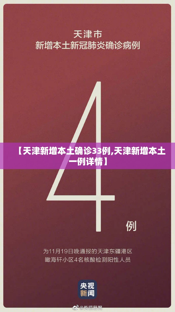 【天津新增本土确诊33例,天津新增本土一例详情】
