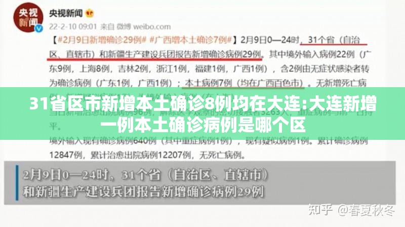 31省区市新增本土确诊8例均在大连:大连新增一例本土确诊病例是哪个区 31省区市新增本土确诊8例均在大连:大连新增一例本土确诊病例是哪个区
