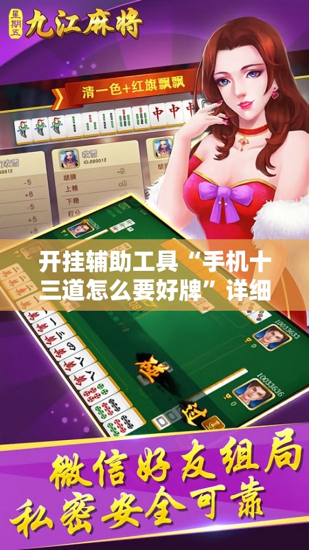 开挂辅助工具“手机十三道怎么要好牌”详细分享装挂步骤
