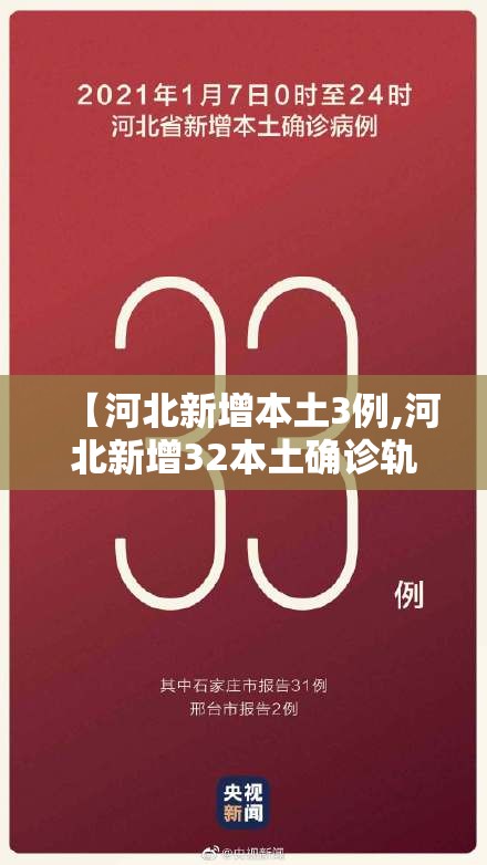 【河北新增本土3例,河北新增32本土确诊轨迹】