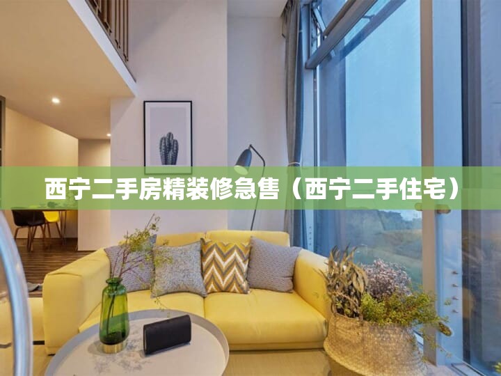 西宁二手房精装修急售（西宁二手住宅）