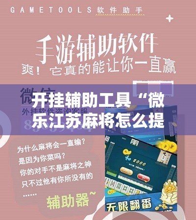开挂辅助工具“微乐江苏麻将怎么提高胜率”2026开挂教程步骤
