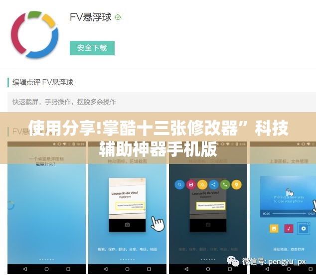 使用分享!掌酷十三张修改器”科技辅助神器手机版