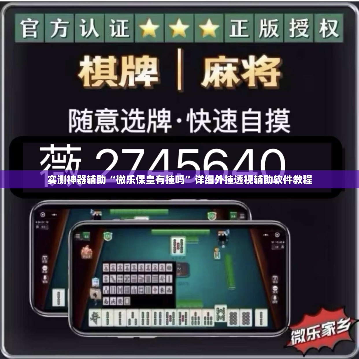 实测神器辅助“微乐保皇有挂吗”详细外挂透视辅助软件教程