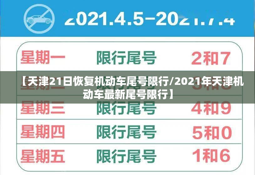 【天津21日恢复机动车尾号限行/2021年天津机动车最新尾号限行】
