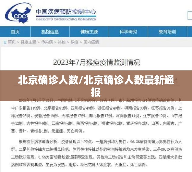 北京确诊人数/北京确诊人数最新通报
