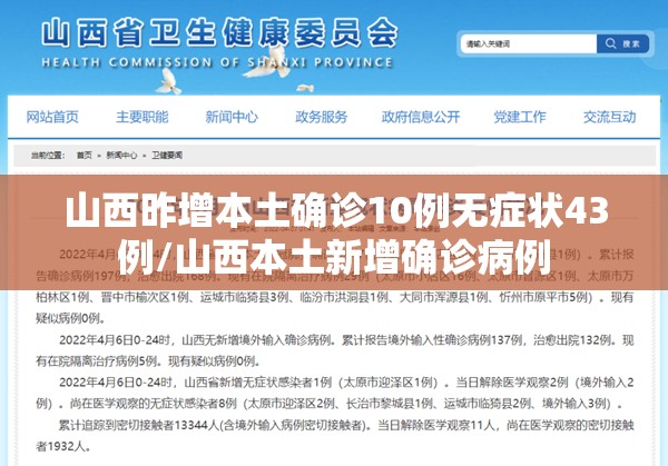 山西昨增本土确诊10例无症状43例/山西本土新增确诊病例