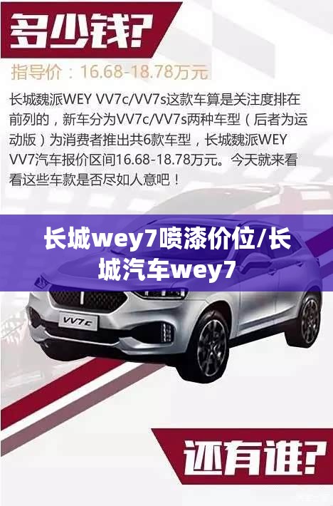 长城wey7喷漆价位/长城汽车wey7