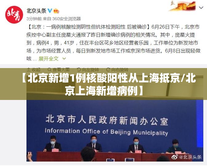 【北京新增1例核酸阳性从上海抵京/北京上海新增病例】 【北京新增1例核酸阳性从上海抵京/北京上海新增病例】