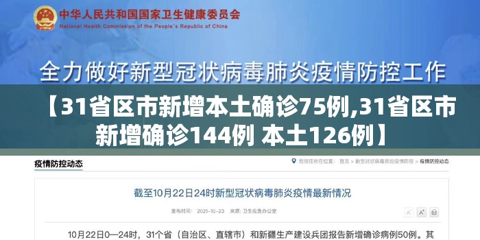 【31省区市新增本土确诊75例,31省区市新增确诊144例 本土126例】 【31省区市新增本土确诊75例,31省区市新增确诊144例 本土126例】