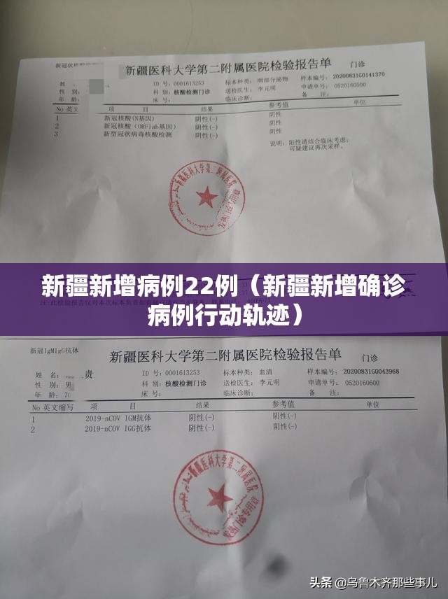 新疆新增病例22例(新疆新增确诊病例行动轨迹) 新疆新增病例22例(新疆新增确诊病例行动轨迹)