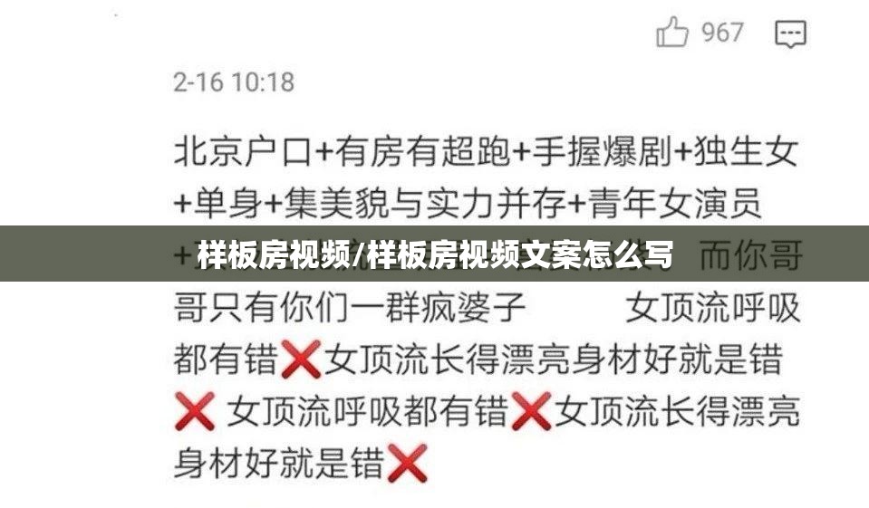 样板房视频/样板房视频文案怎么写