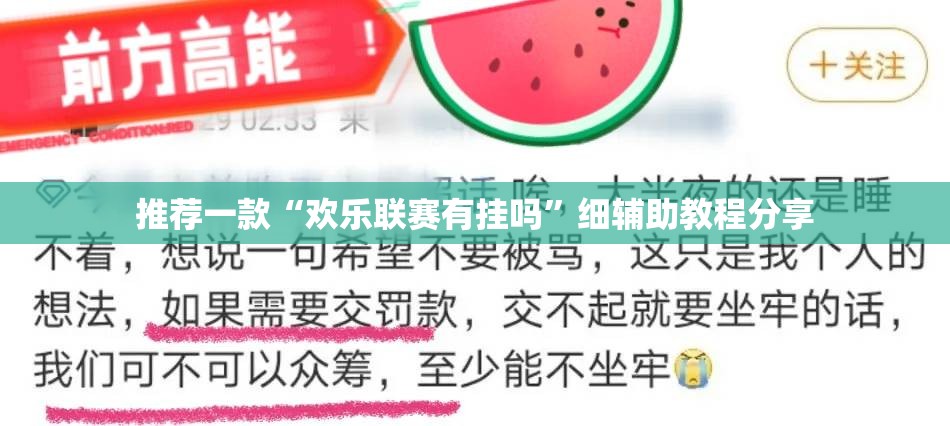 推荐一款“欢乐联赛有挂吗	”细辅助教程分享