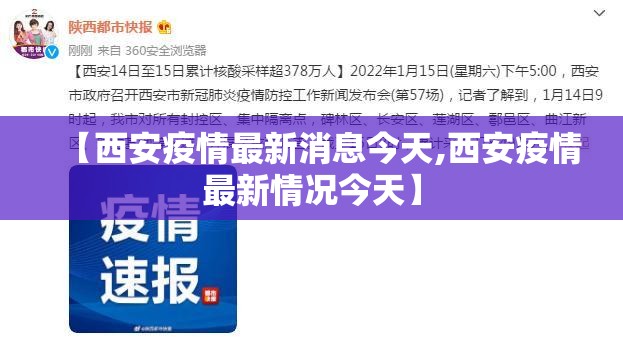 【西安疫情最新消息今天,西安疫情最新情况今天】