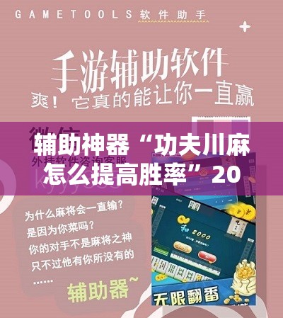 辅助神器“功夫川麻怎么提高胜率”2026开挂教程步骤