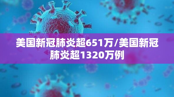 美国新冠肺炎超651万/美国新冠肺炎超1320万例