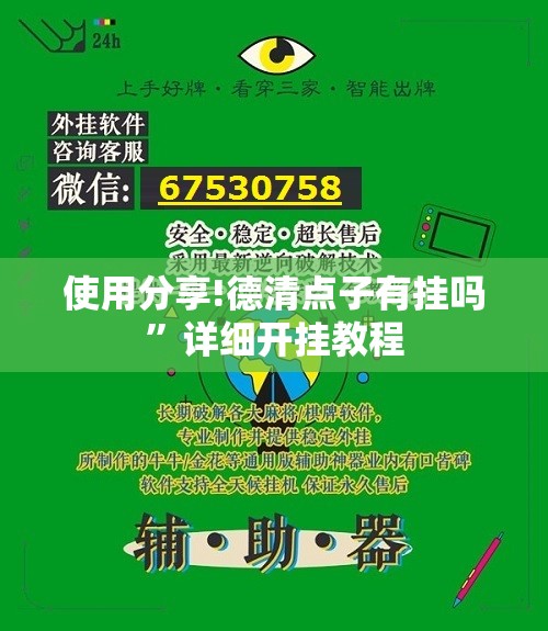 使用分享!德清点子有挂吗”详细开挂教程