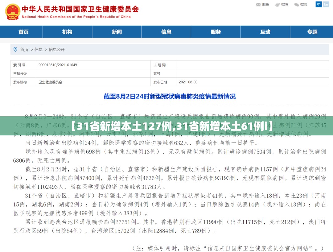 【31省新增本土127例,31省新增本土61例i】