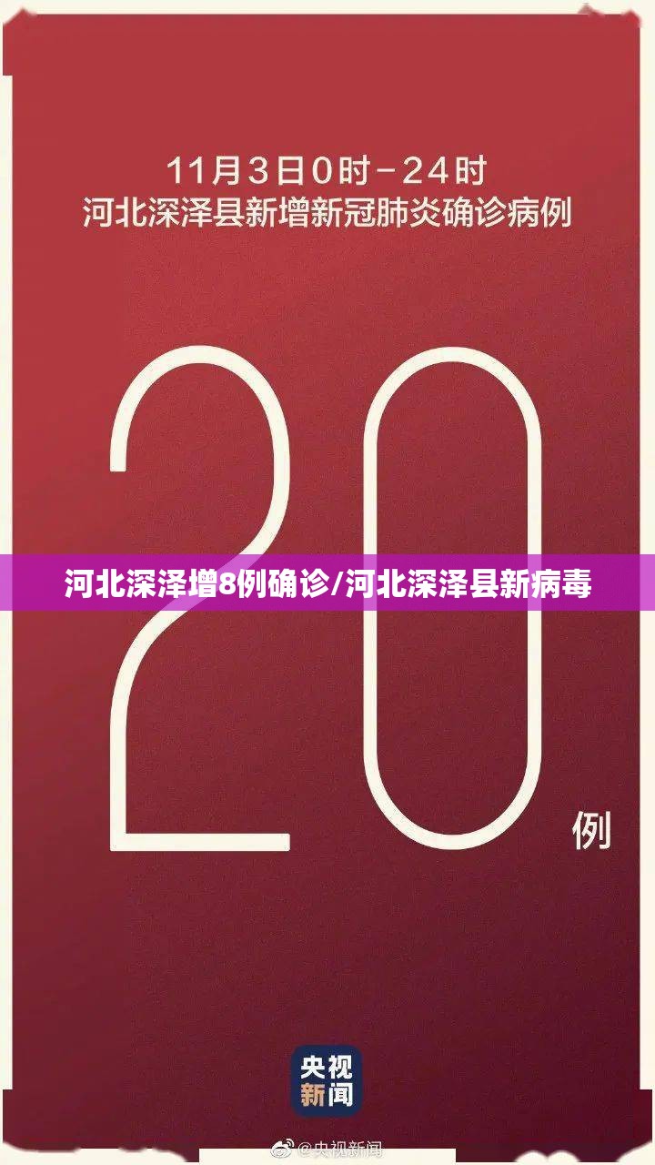 河北深泽增8例确诊/河北深泽县新病毒