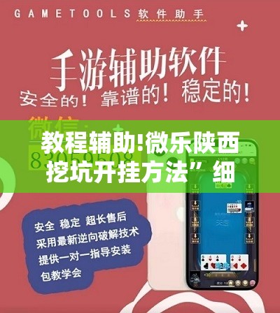 教程辅助!微乐陕西挖坑开挂方法”细辅助教程分享