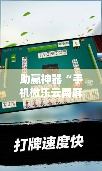 助赢神器“手机微乐云南麻将万能开挂神器”开挂(透视)辅助神器