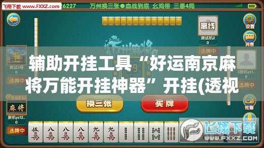 辅助开挂工具“好运南京麻将万能开挂神器”开挂(透视)辅助神器