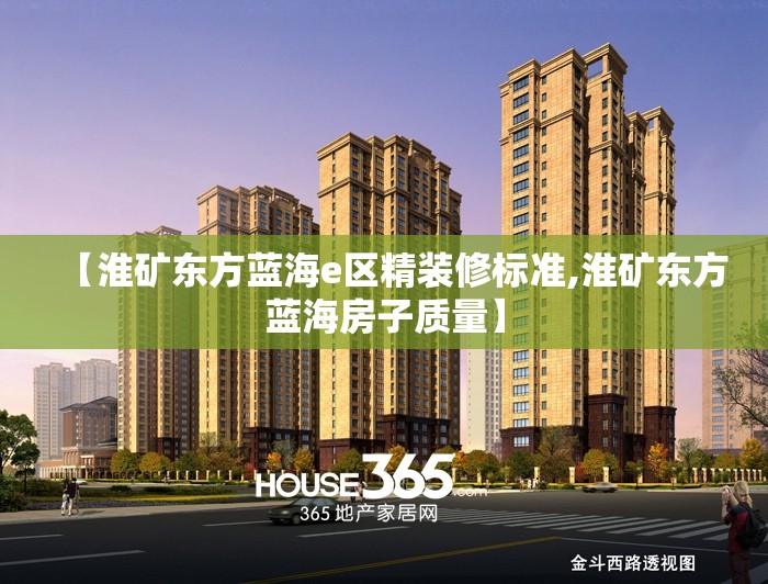 【淮矿东方蓝海e区精装修标准,淮矿东方蓝海房子质量】