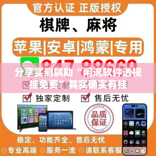 分享实测辅助“闲逸软件透视挂免费”其实确实有挂