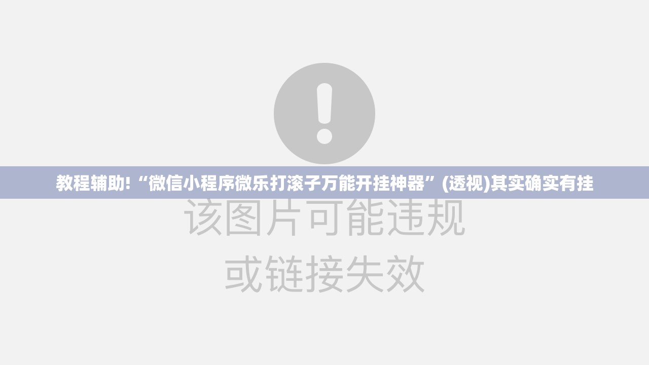 教程辅助!“微信小程序微乐打滚子万能开挂神器”(透视)其实确实有挂