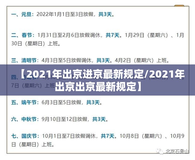 【2021年出京进京最新规定/2021年出京出京最新规定】