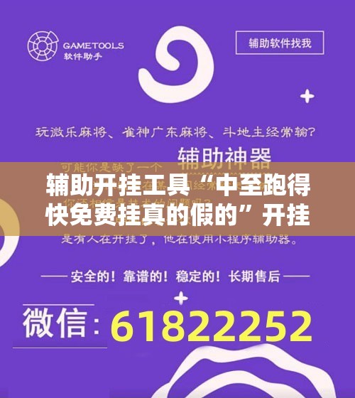 辅助开挂工具“中至跑得快免费挂真的假的”开挂辅助脚本+详细开挂安装教程