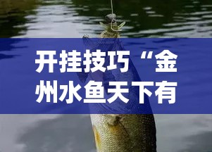 开挂技巧“金州水鱼天下有挂吗”开挂(透视)辅助教程