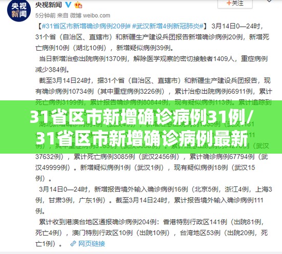 31省区市新增确诊病例31例/31省区市新增确诊病例最新