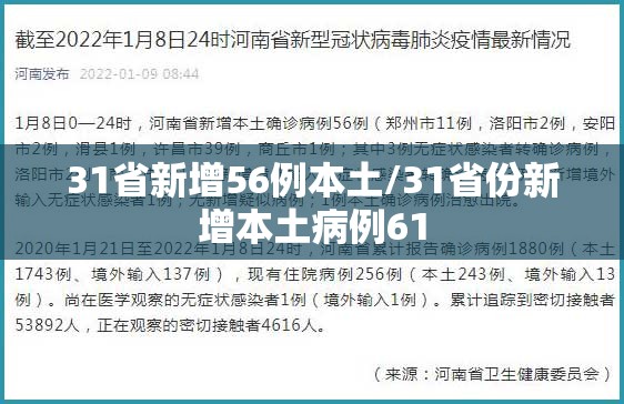 31省新增56例本土/31省份新增本土病例61