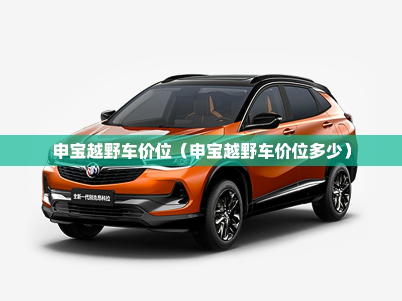 申宝越野车价位（申宝越野车价位多少）