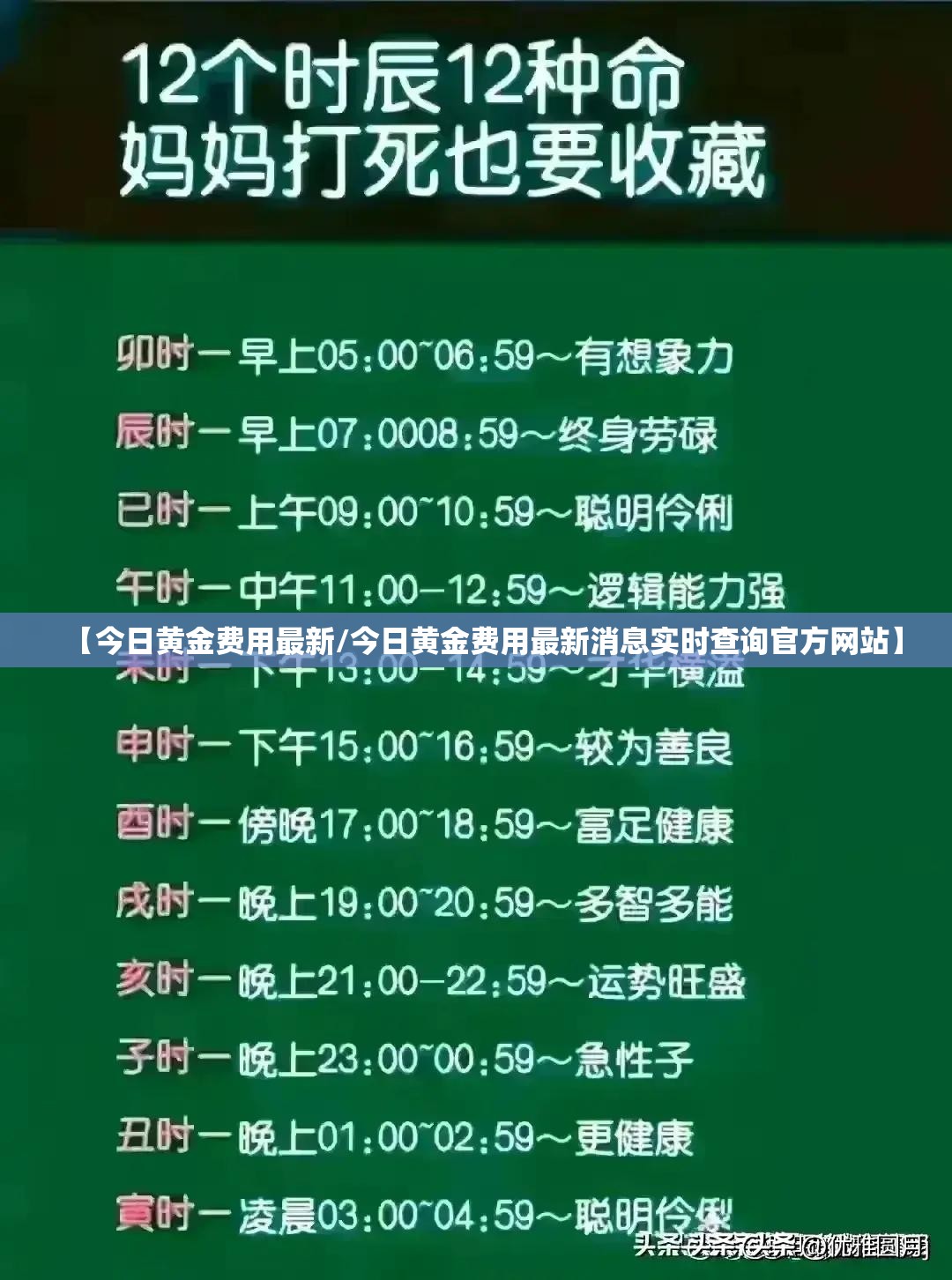 【今日黄金费用最新/今日黄金费用最新消息实时查询官方网站】
