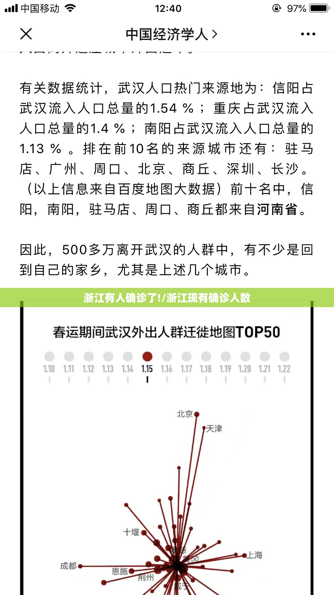 浙江有人确诊了!/浙江现有确诊人数
