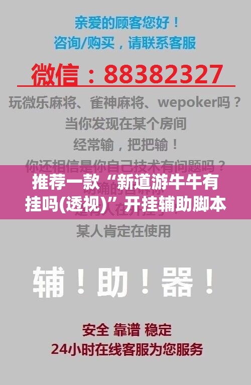 推荐一款“新道游牛牛有挂吗(透视)”开挂辅助脚本+详细开挂安装教程