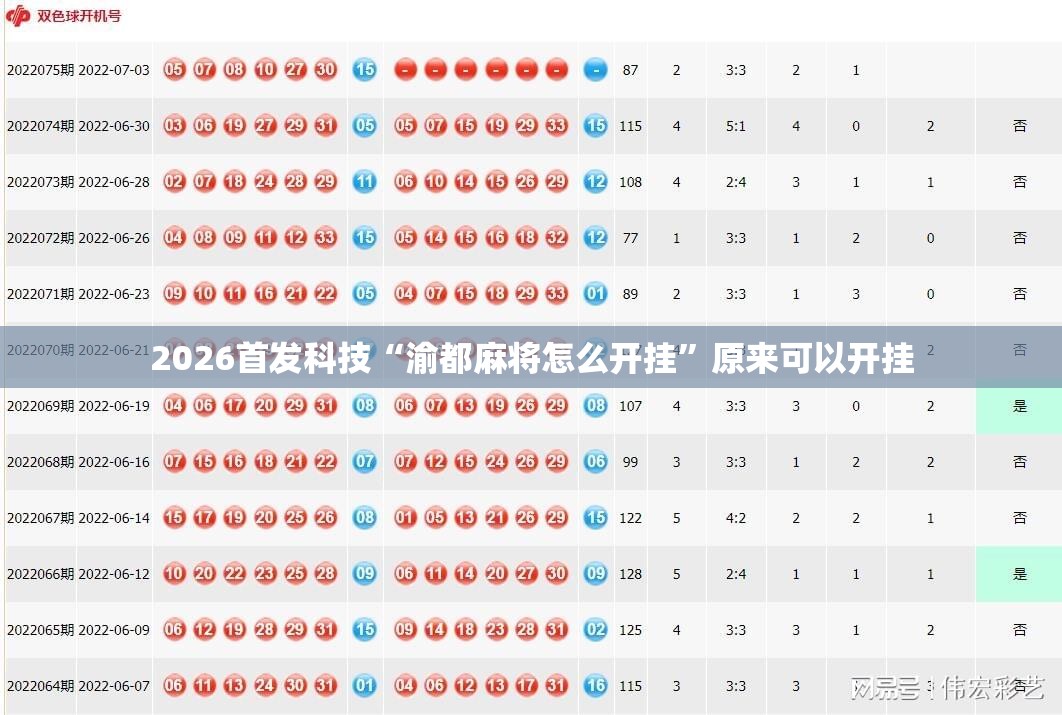 2026首发科技“渝都麻将怎么开挂	”原来可以开挂