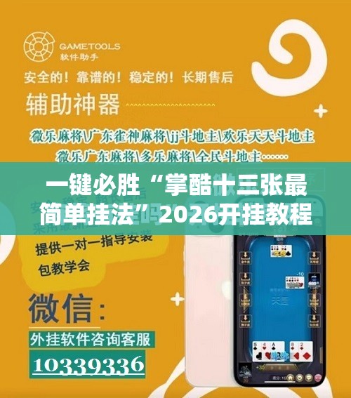 一键必胜“掌酷十三张最简单挂法”2026开挂教程步骤