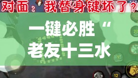 一键必胜“老友十三水怎么才能赢”开挂(透视)辅助教程
