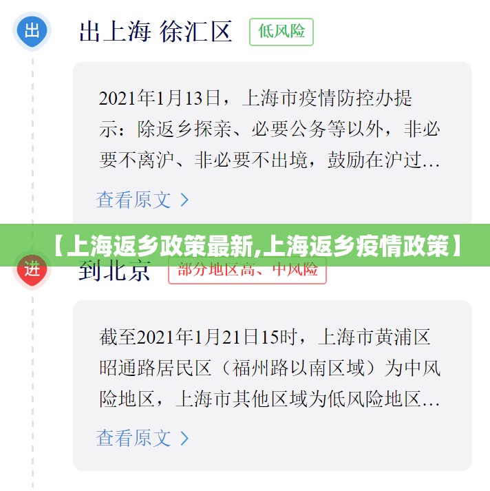 【上海返乡政策最新,上海返乡疫情政策】